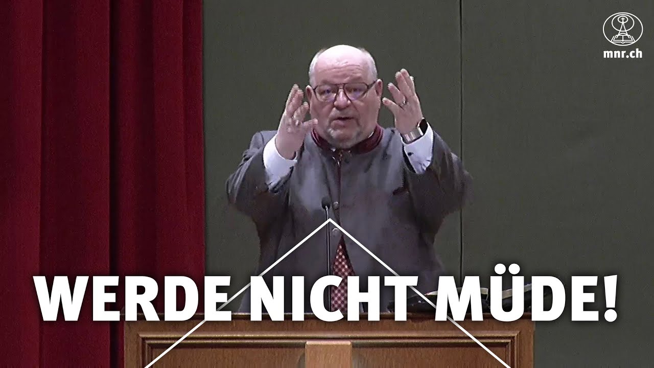 Johannes Vogel: Werde nicht müde!