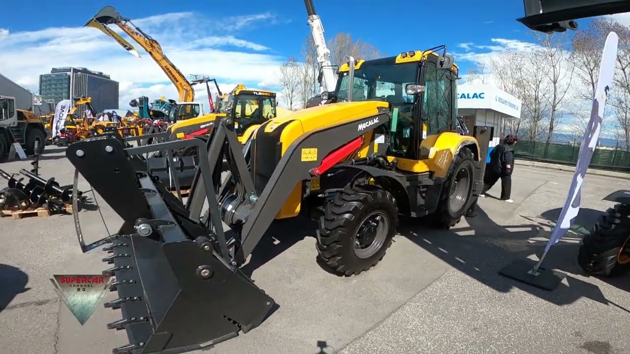 2022  Mecalac TLB 870 Wheel Combo Loader Walkaround Atest Expo IEC