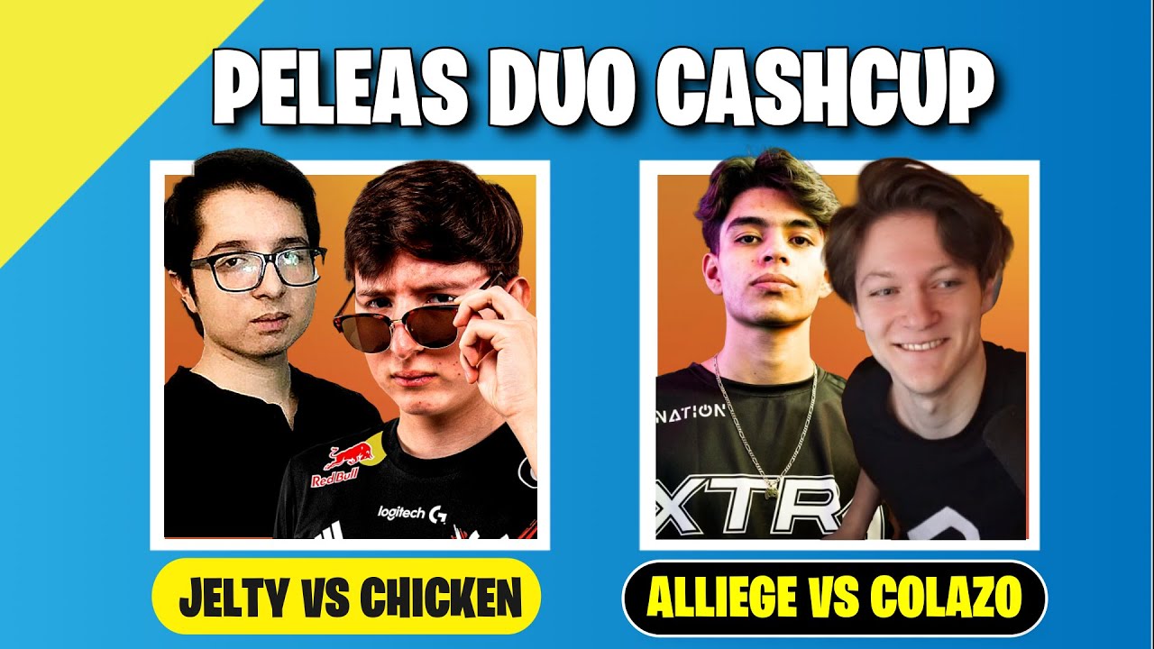 PRO PLAYERS VS PRO PLAYERS EN LA DUO CASHCUP! *JELTY VS CHICKEN* MUZ VS BUGHA* ETC
