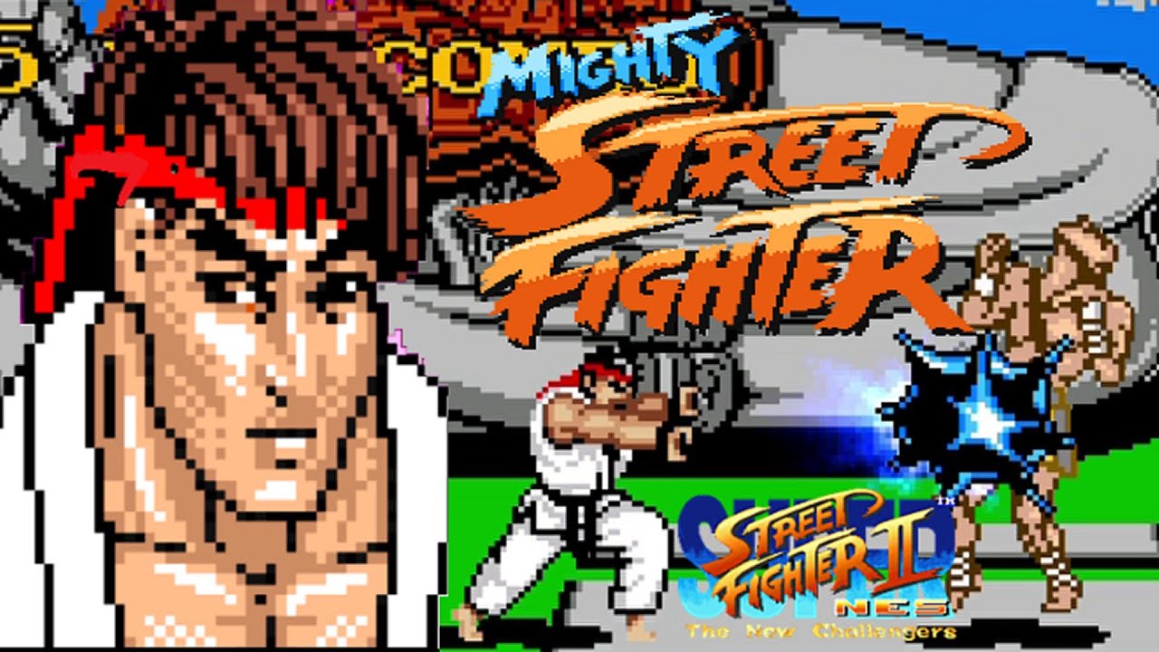 MIGHTY STREET FIGHTER (SF2 NES EDITION) - PC LONGPLAY - RYU PLAYTHROUGH - NO DEATH / NO MISS RUN