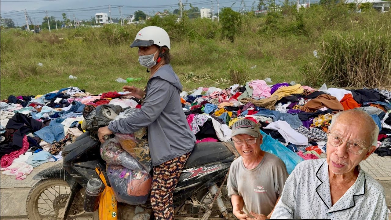 Quần Áo Từ Thiện Nằm Ngổn Ngang | Xóm Nghèo Diên Khánh 