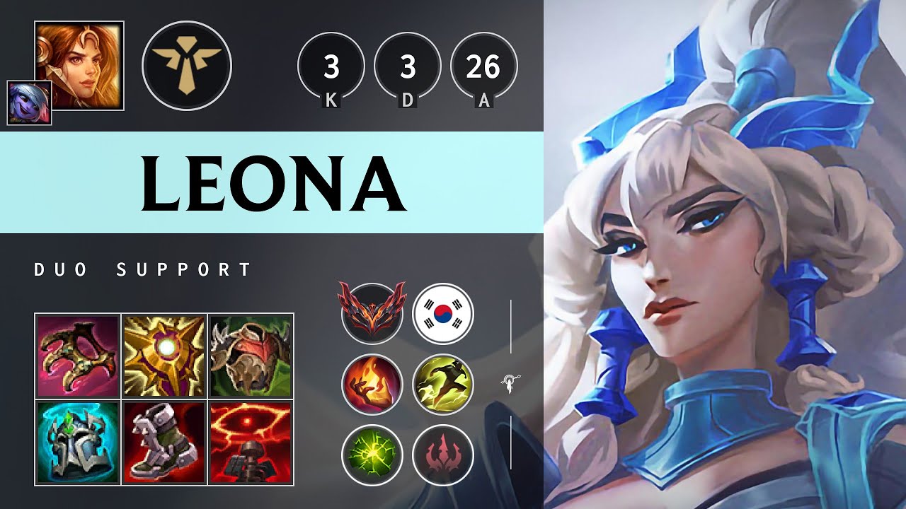 Leona Support vs Karma - KR Grandmaster Patch 25.05