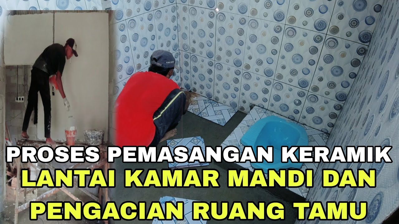 Menghitung Hari⁉️Proses Pemasangan Keramik Lantai Kamar Mandi 