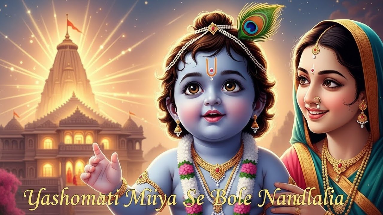 Yashomati Maiya Se Bole Nandlala | Why Radha Fair &Krishna Dark? | Krishna Bhajan