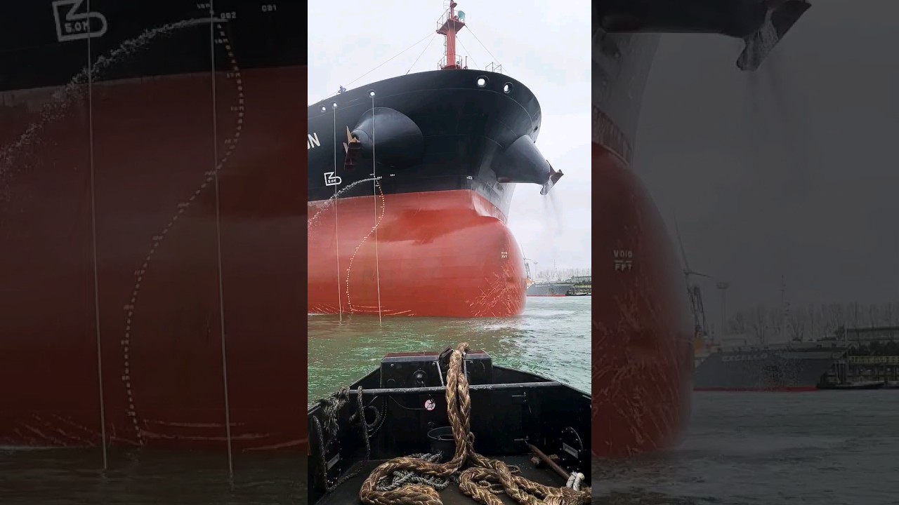 Mooring Operation of a Large Oil Tanker Ship