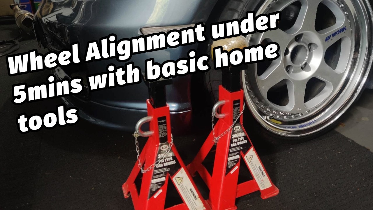 Wheel Alignment BY YOURSELF AT HOME (EASY)