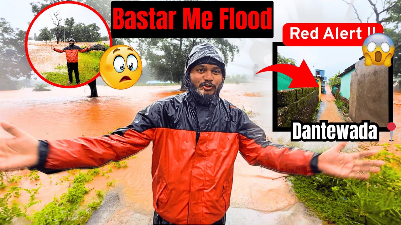 🚨 Red Alert in Geedam / dantewada  CG &ndash; Full Water Flood Situation | #Geedam #dantewada 