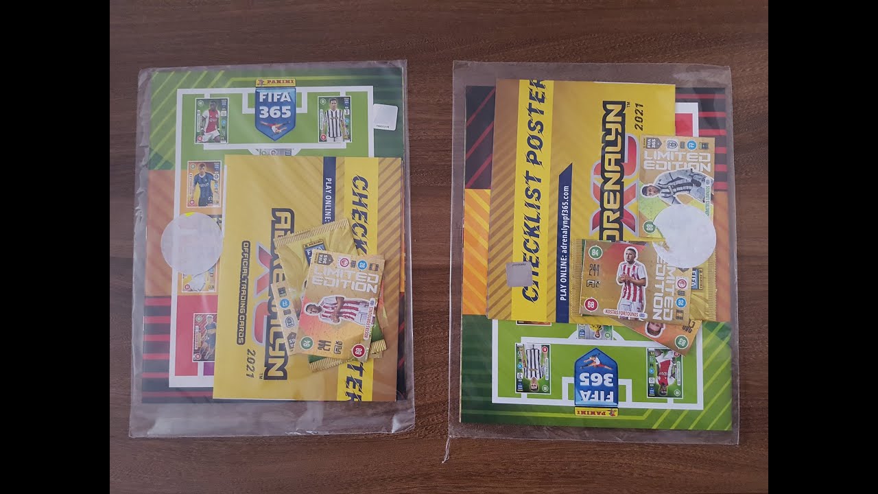 POWR&Oacute;T DO PRZESZŁOŚCI -PANINI FIFA 365 2021 - UNBOXING GRECKICH MULTIPACK&Oacute;W -WPADŁY 4 GRECKIE LIMITY