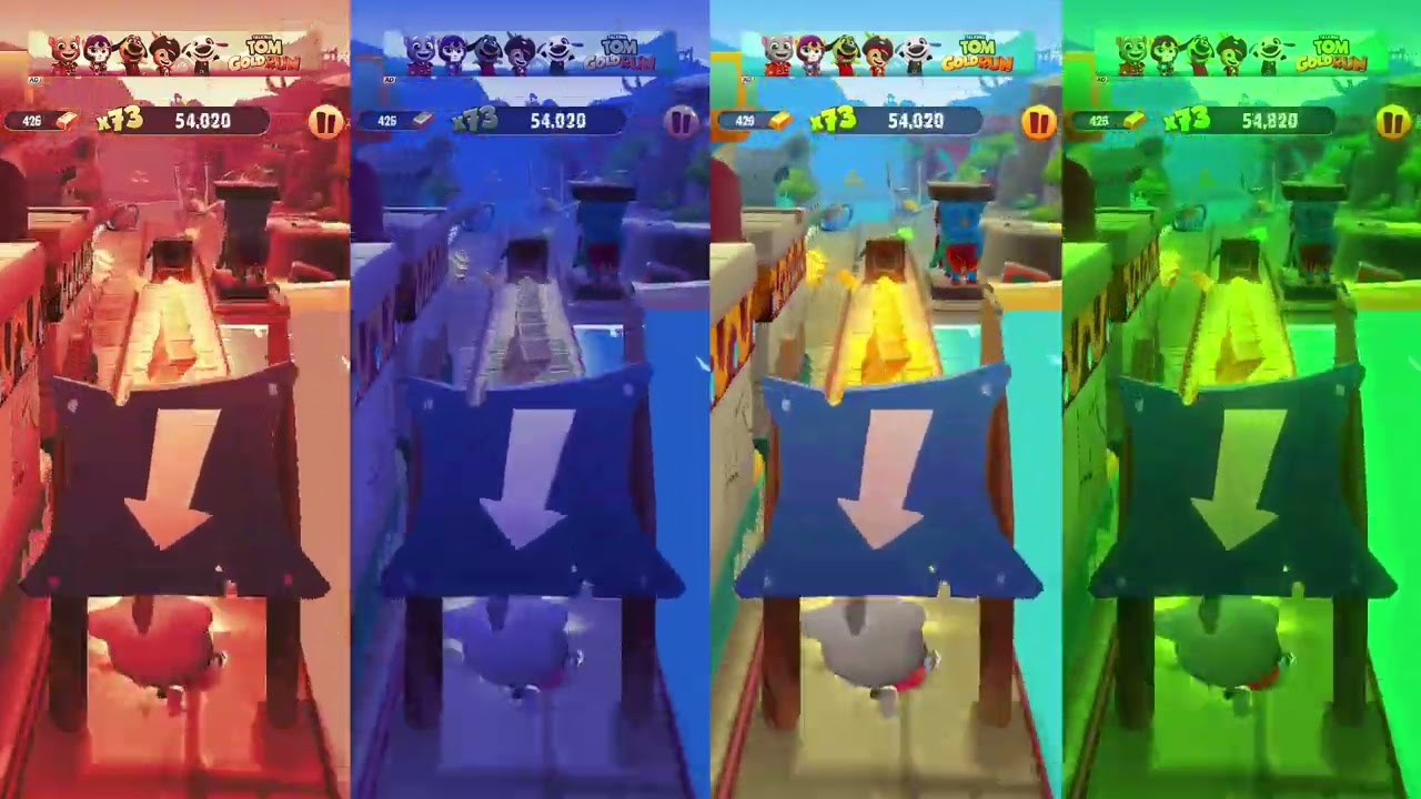 Talking Tom Gold Run - 4 x Govoryashiy Talking Tom Gameplay Android and iOS