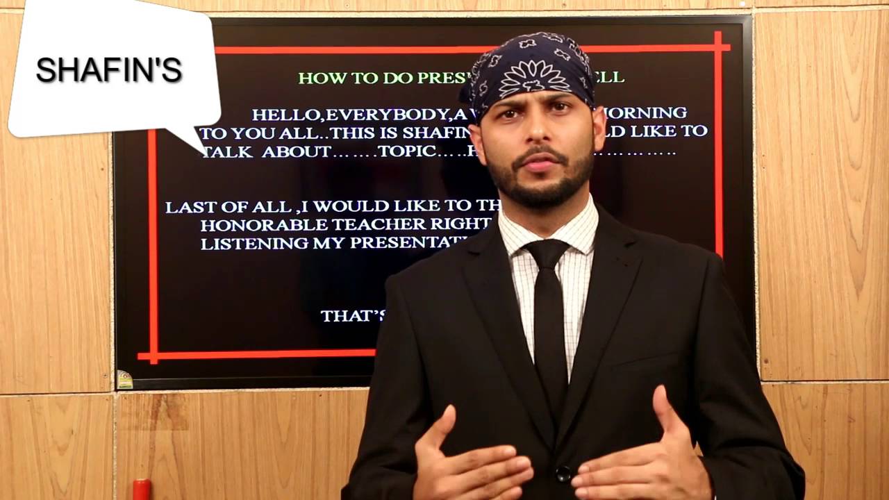 How To Present A Good Presentation By Shafin Ahmed | English Spoken Lesson 22