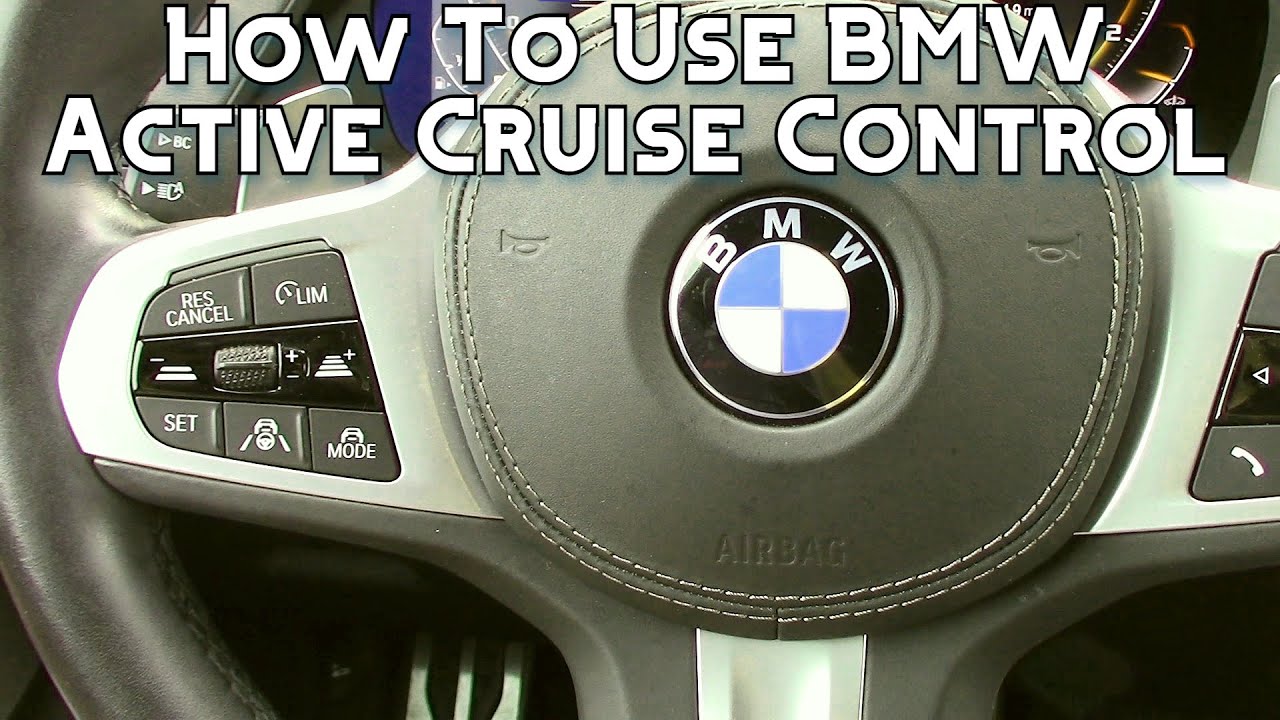 Как использовать адаптивный круиз-контроль BMW и ассистент движения в пробках