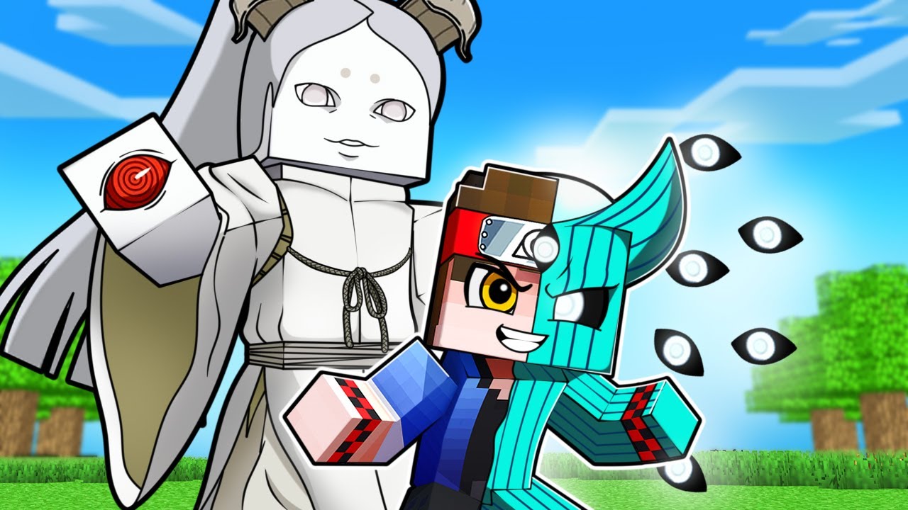 DEUS OTSUTSUKI foi ADOTADO pelo MOMOSHIKI no Minecraft