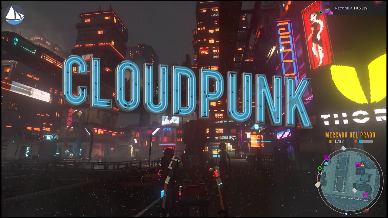 Cloudpunk (Steam/Proton) - Solus OS 4.7 Linux Gaming
