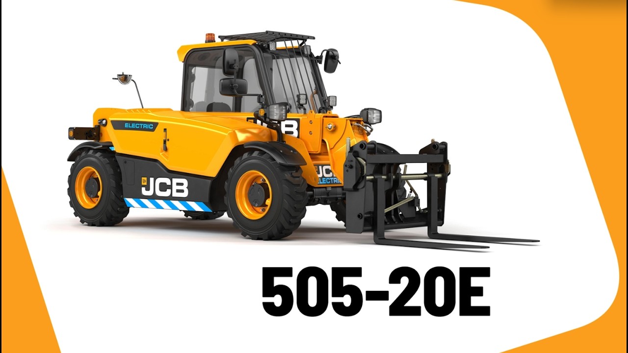 JCB 505-20E | Полностью электрический телескопический погрузчик без компромиссов