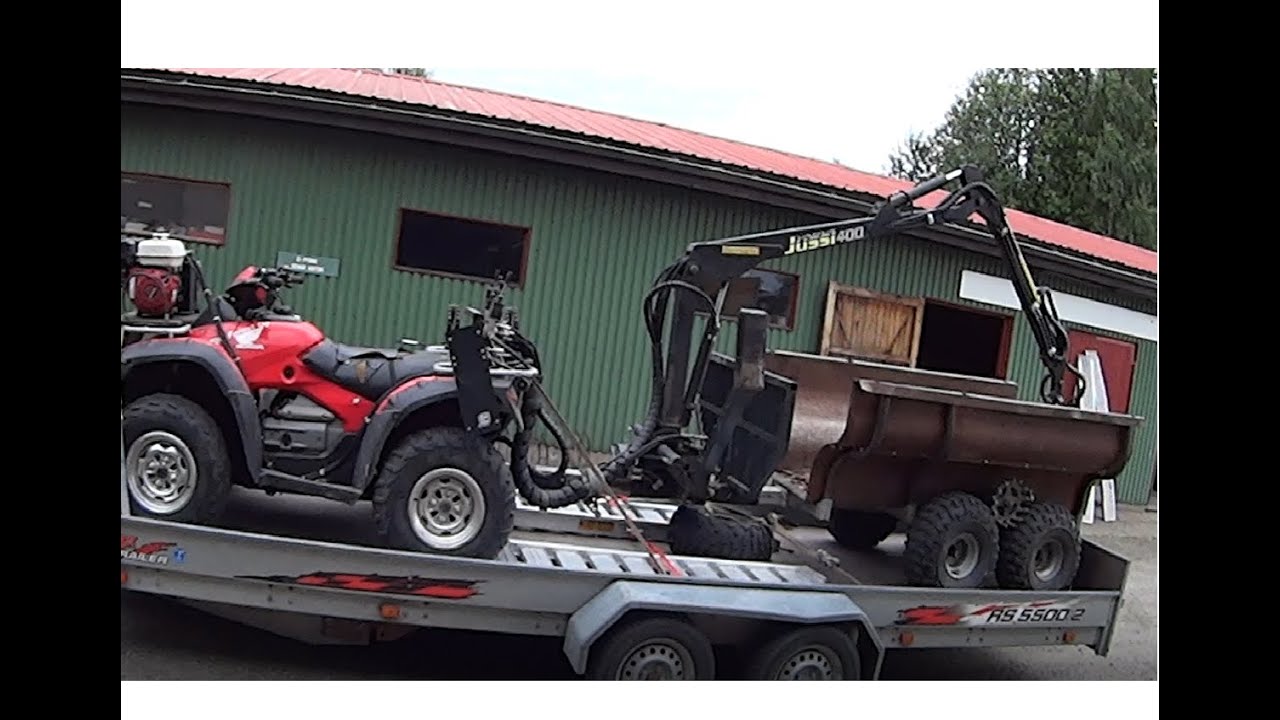 Honda Rincon 650  ja Vahva Jussi 400