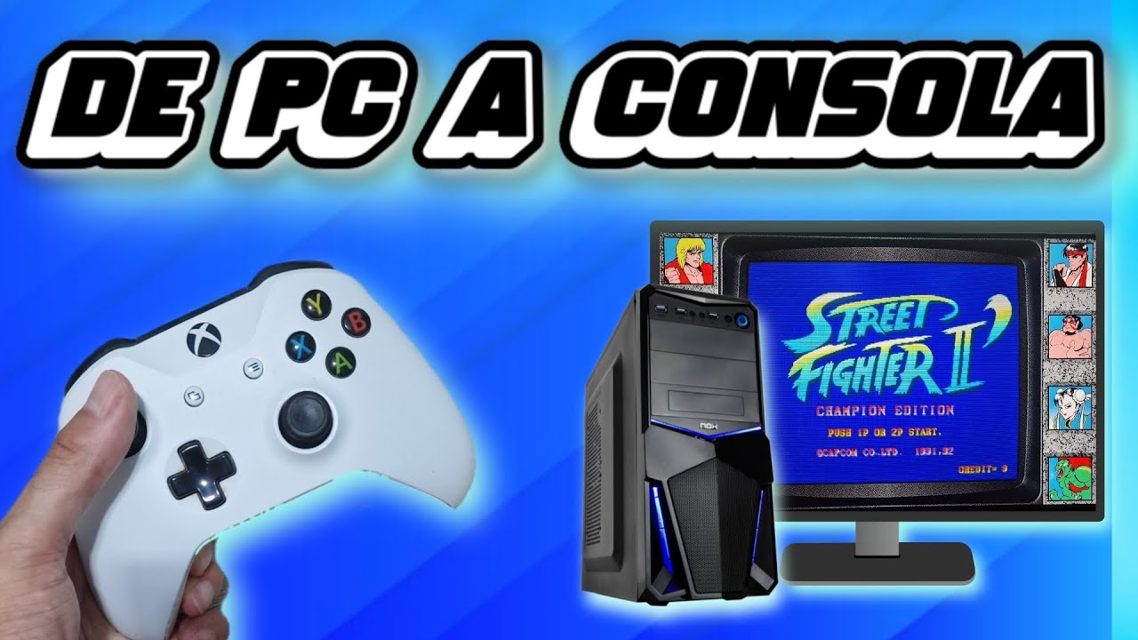 CONVIERTE tu PC en una CONSOLA EMULADORA RETRO ARCADE. S&uacute;per TUTORIAL. TRUCO muy f&aacute;cil.