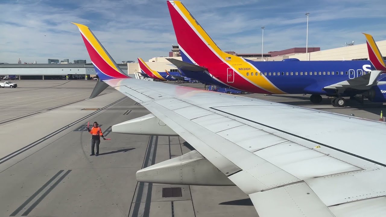 Scenic Takeoff from Las Vegas | Southwest Airlines | Boeing 737-800 | LAS