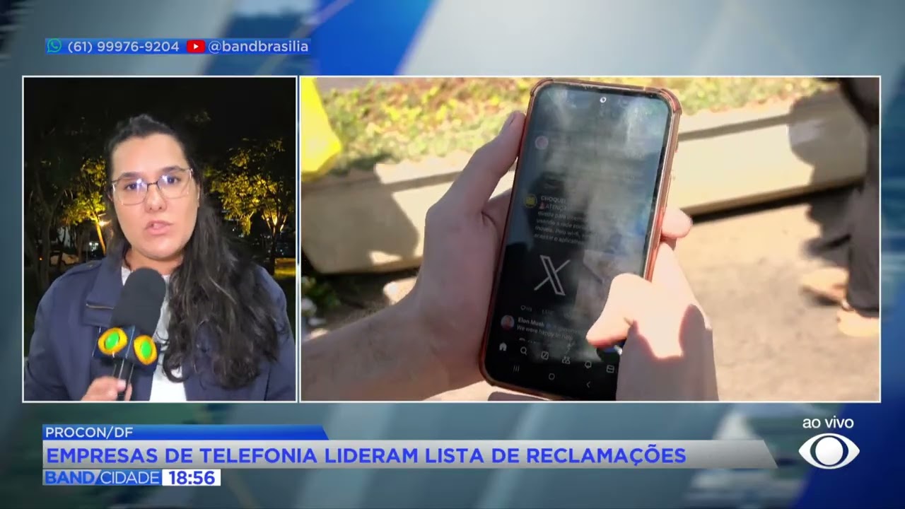 Procon-DF: empresas de telefonia lideram lista de reclamações