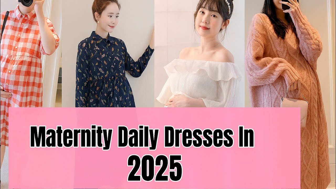Maternity Daily Dress 2025 | Korean Maternity Dress | Comfortable Dress For Pregnancy | #maternity