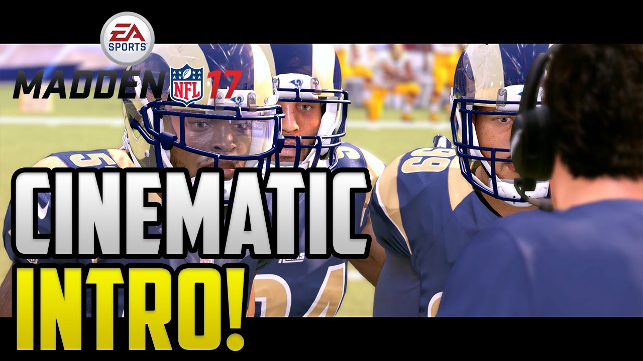 Madden 17 Cinematic Intro! | Los Angeles Rams vs Washington Redskins Gameplay