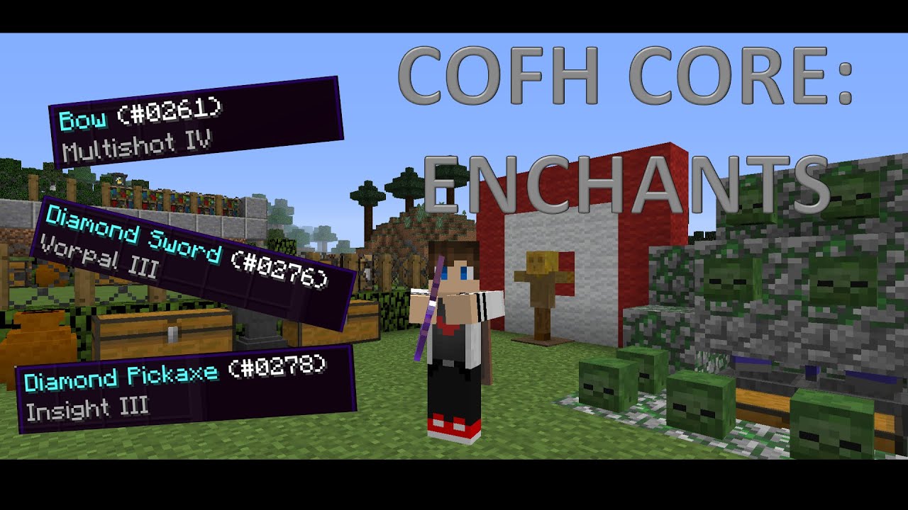 COFH CORE -ENCHANTS 1.12.2 (⚔️PIRATE SERIES⚔️):OP ENCHANTMENTS - VORPAL AND INSIGHT