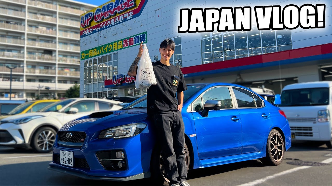 Доехал до гаража UP на WRX STI | Японский видеоблог