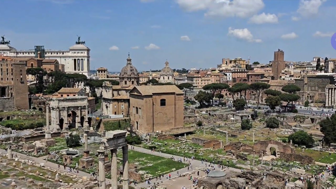 Exploring Rome 1/4: Colosseum, ancient Rome, Trevi Fountain & walking through the streets in one day