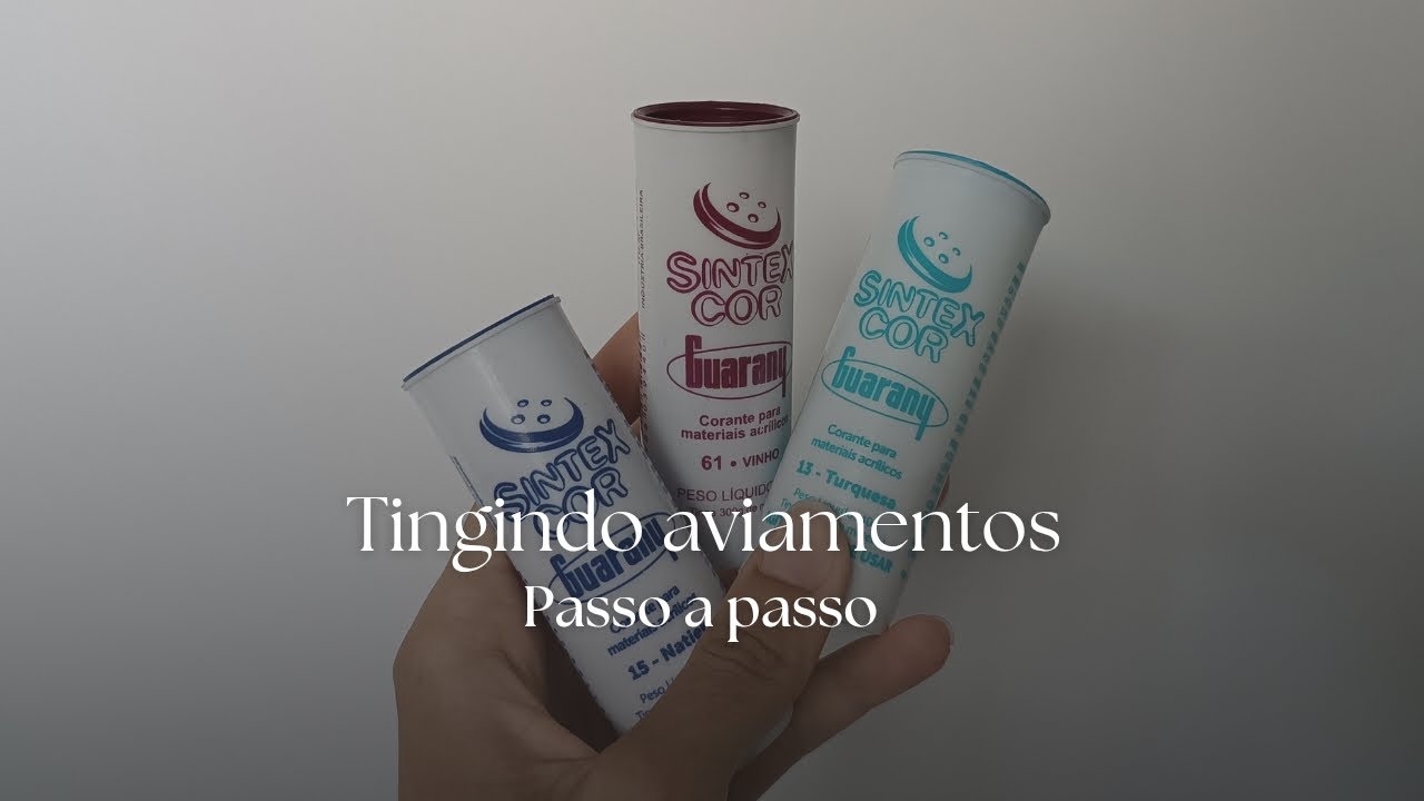 Você NÃO precisa de materiais de todas as cores | Como tingir Zíper, botões | Tutorial de tingimento
