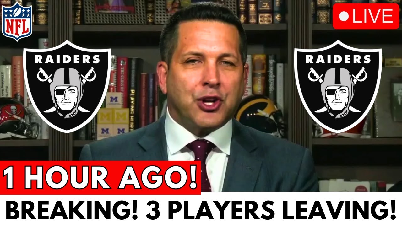 URGENT! 3 RAIDERS SAYING GOODBYE! MY GOODNESS! SEE WHO THEY ARE! LAS VEGAS RAIDERS NEWS