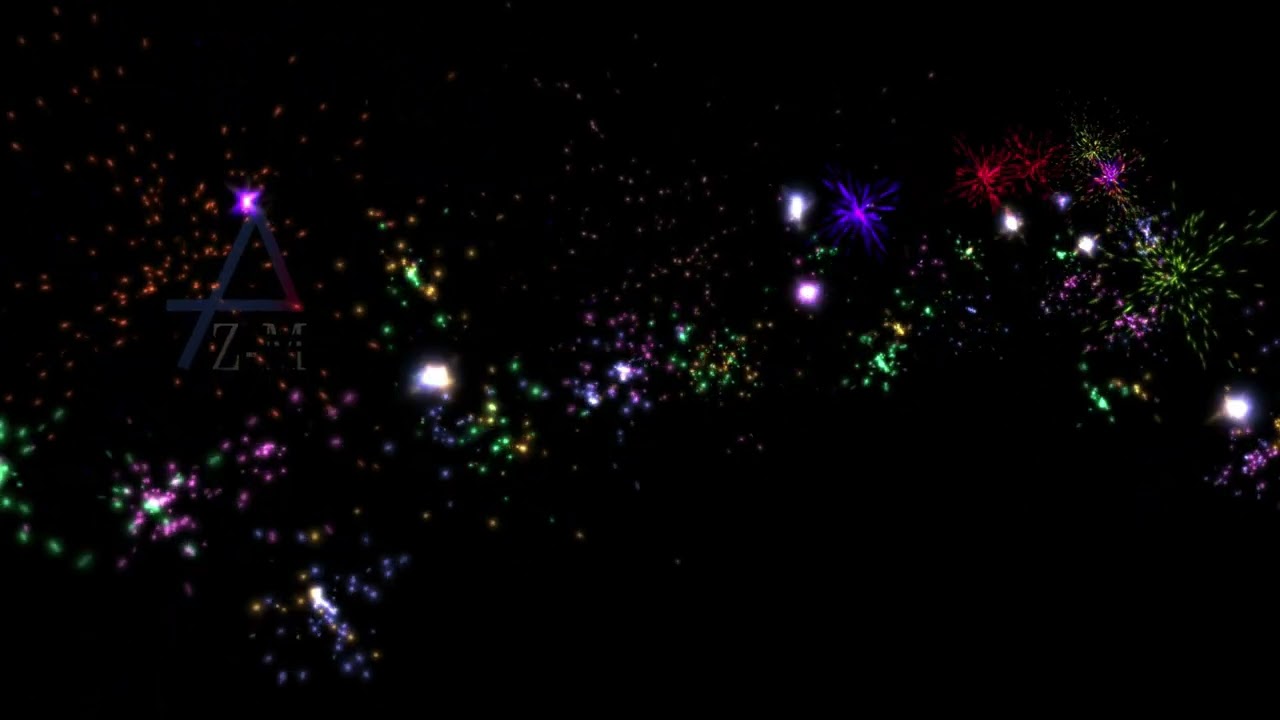 Colorful Fireworks Celebration in the Night Sky