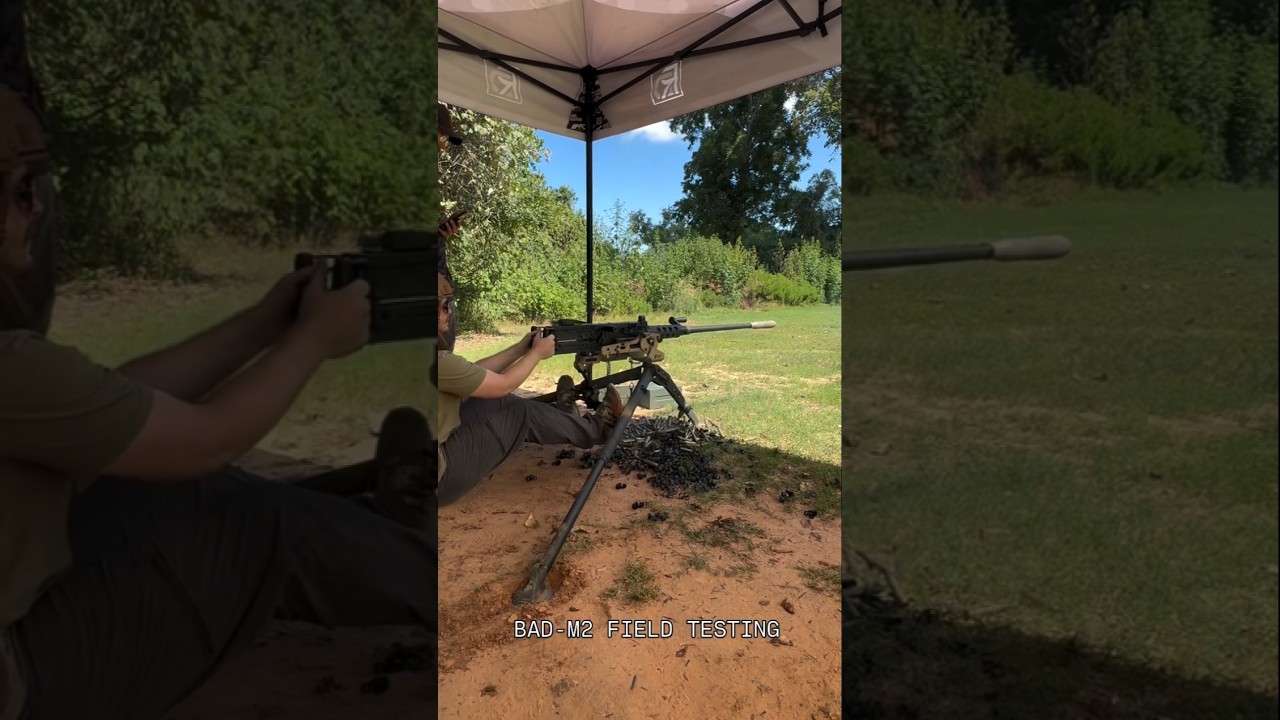 The RD BAD-M2&nbsp; is a&nbsp;lightweight suppressor for M2A1 and.&nbsp;FN M2 QCB .&nbsp;50 caliber&nbsp;machine guns
