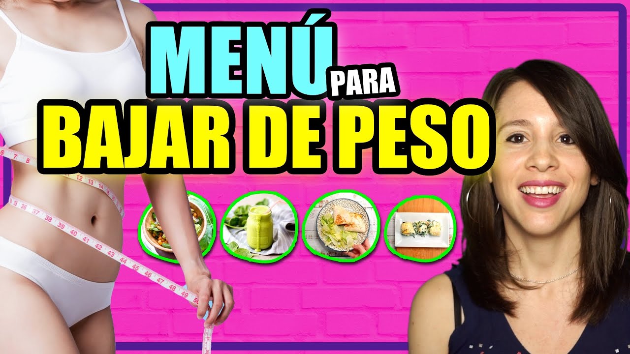 MENÚ DETOX ✅  Qué comer en un día para ABDOMEN PLANO 🔥 MENÚ SEMANAL para bajar de peso