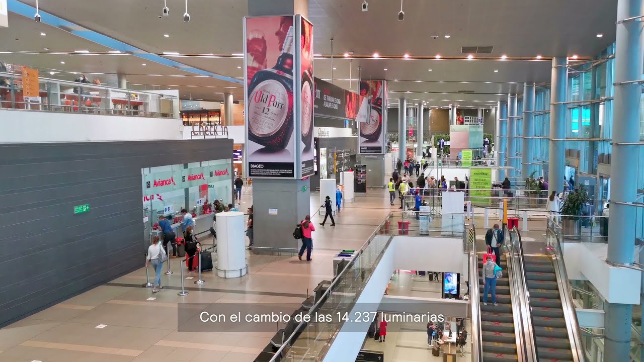 Aeropuerto Internacional EL Dorado Iluminación 3D printing