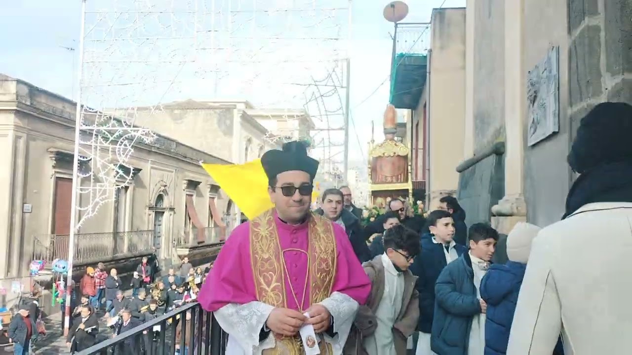 BelpassoCT-Rientro Sant'Antonio Abate e spettacolo pirotecnico-18/01/2026