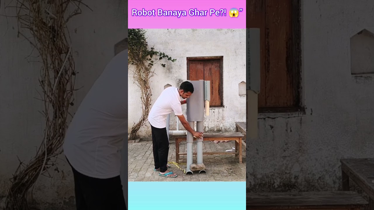 Ghar par banaya robot 🤖 