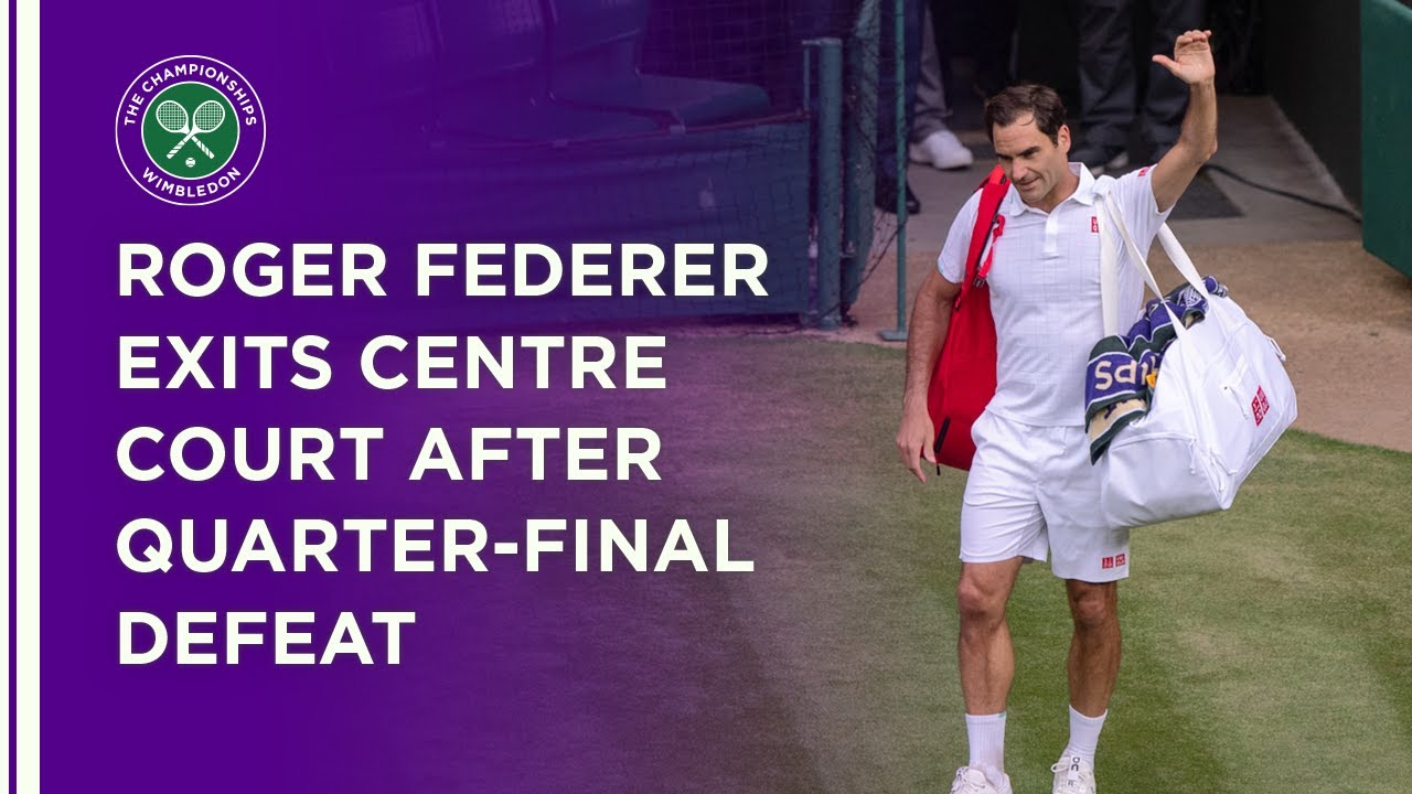 Roger Federer Exits Centre Court After Hubert Hurkacz Defeat | Wimbledon 2021
