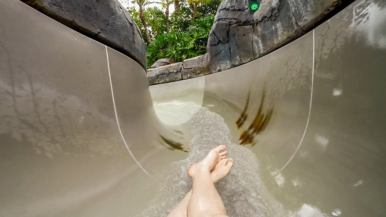Disney's Typhoon Lagoon - Jib Jammer (Storm Slides) Body Slide Onride