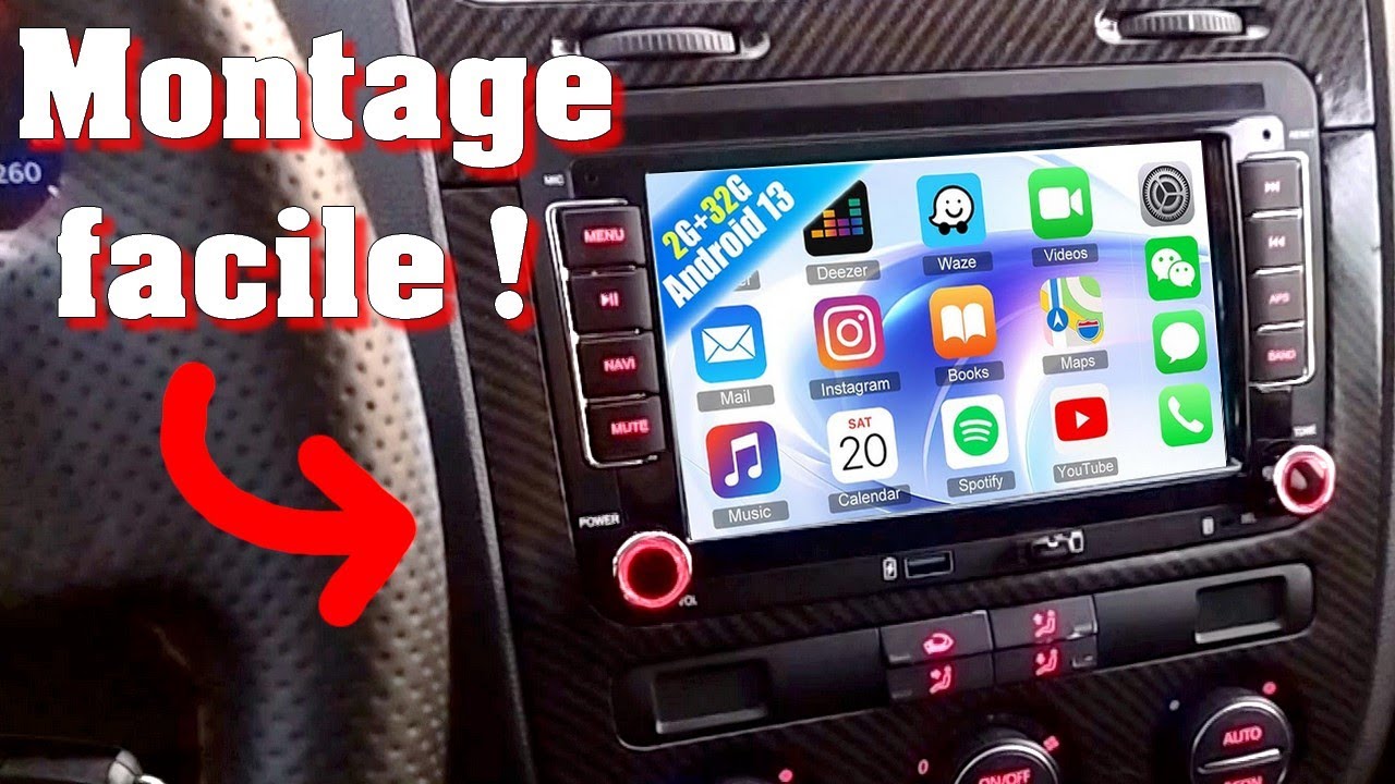 Golf V / Montage Autoradio Android 13 (2Go de RAM !)