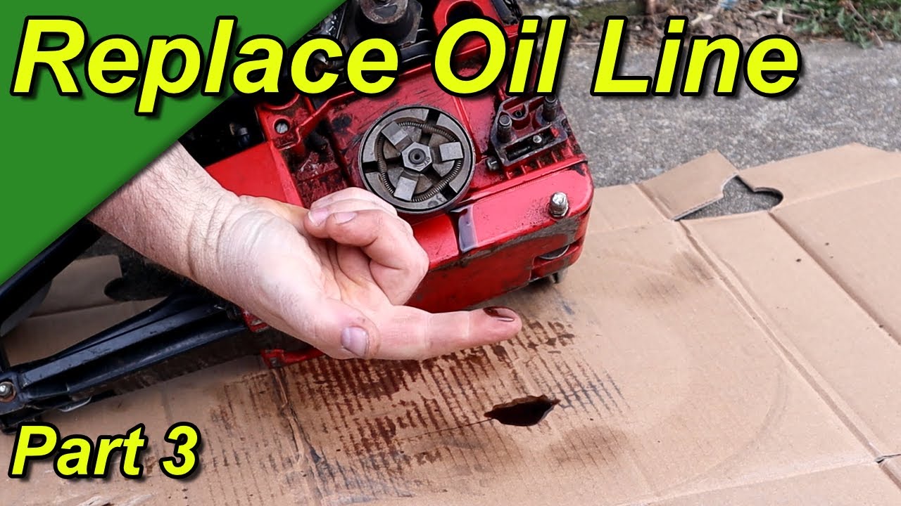 Замена маслопровода Jonsered 520SP | The Fixit Shed