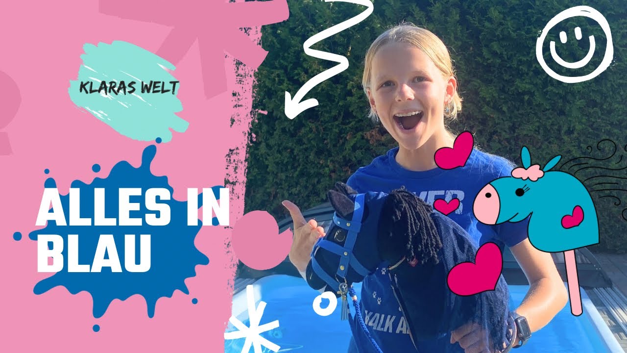 🐴 Hobby Horse Tag: Alles in Blau 💙 Mein verrückter Reittag! | @Klaras-Welt 