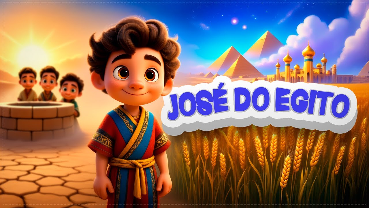 José do Egito - Canção Bíblica Infantil Animada (Louvor para Crianças) 🌾👑
