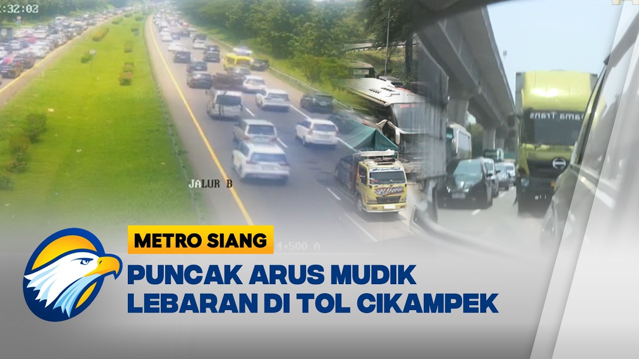 Macet Parah di Tol Cikampek Km 40, Kendaraan Mengular [Metro Siang]