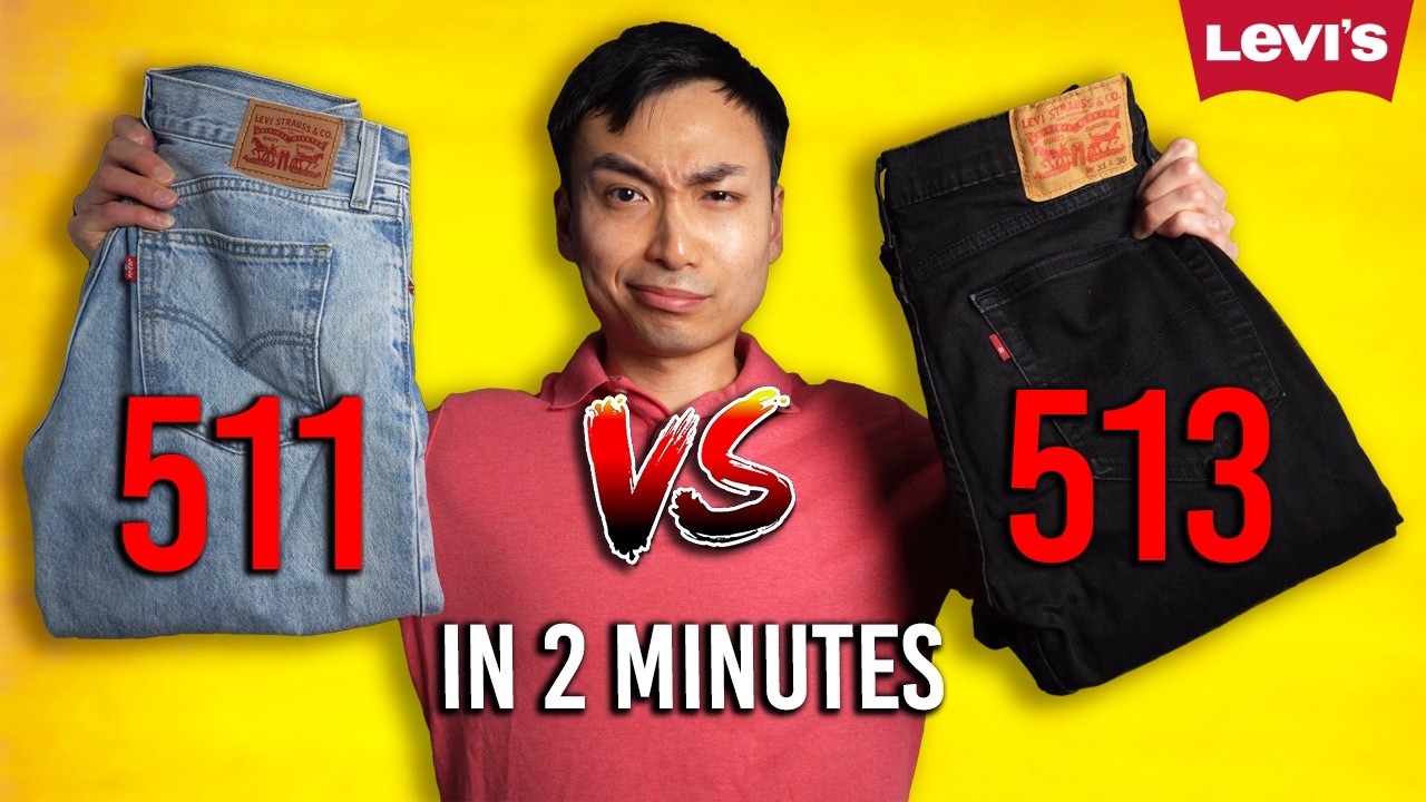 Which Jean Is Better? | Levi's 511 Slim vs 513 Slim Straight