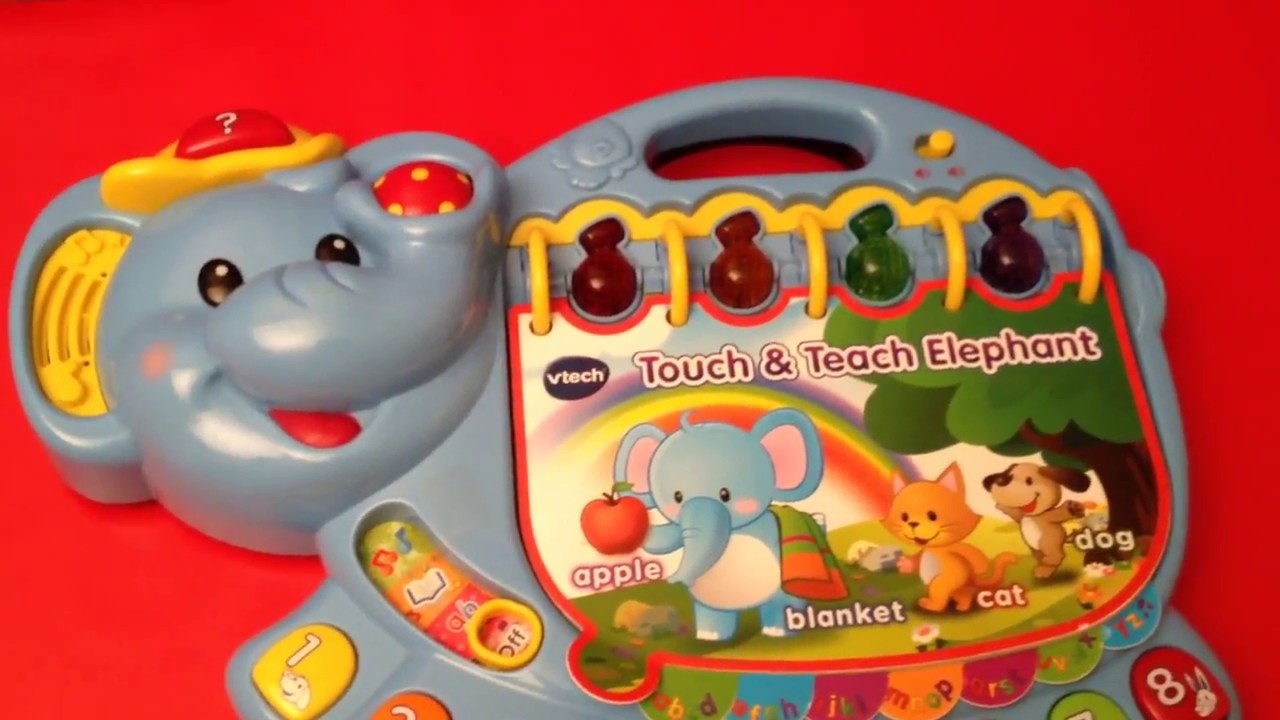 Vtech Touch & Teach Elephant Phonics Educational Kids Toy with Lights and Sounds Learn Phonics