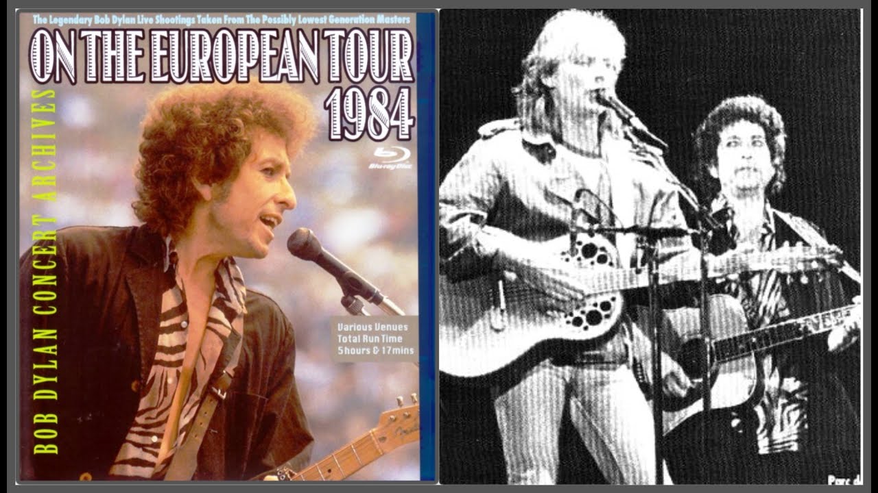Bob Dylan - Duet with Hugues Aufray (* August 18, 1929) at Grenoble 1984