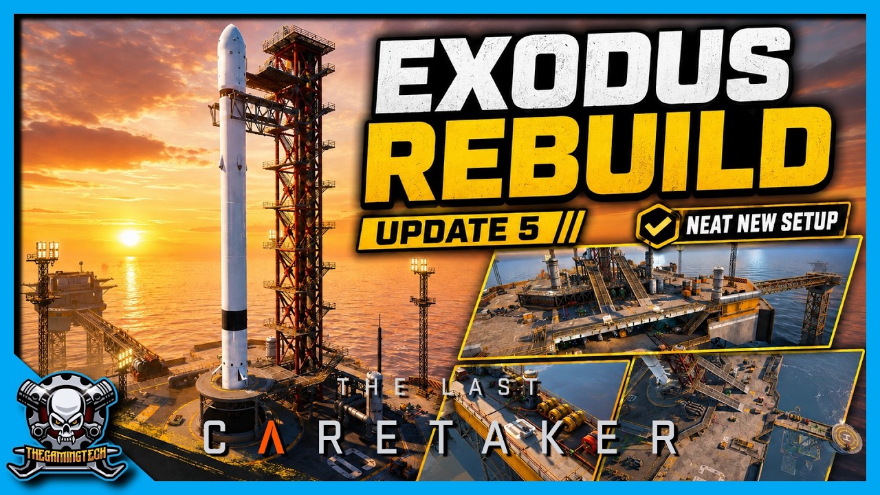 Completely Rebuilt the Exodus Rocket Site - The Last Caretaker
