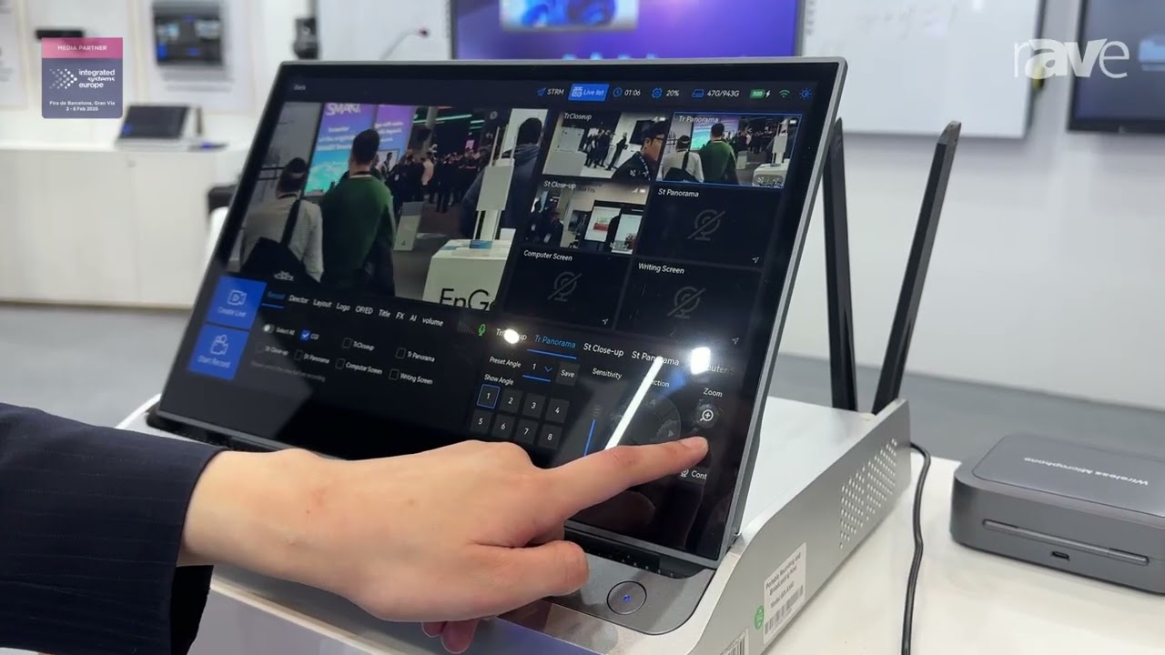 ISE 2026: WenTech Exhibits W-R01 Series Portable Recording and Broadcasting Solution
