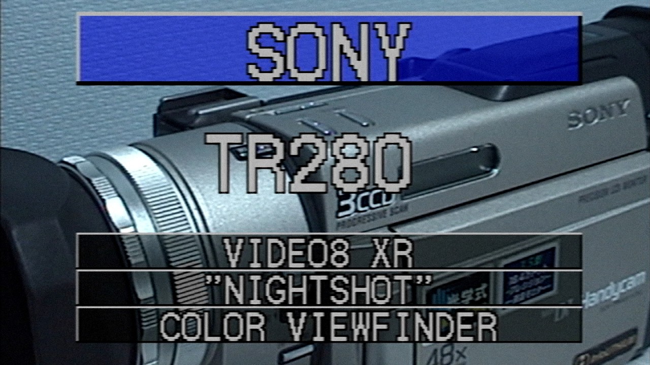 Sony CCD-TR280 Demo Mode (English)