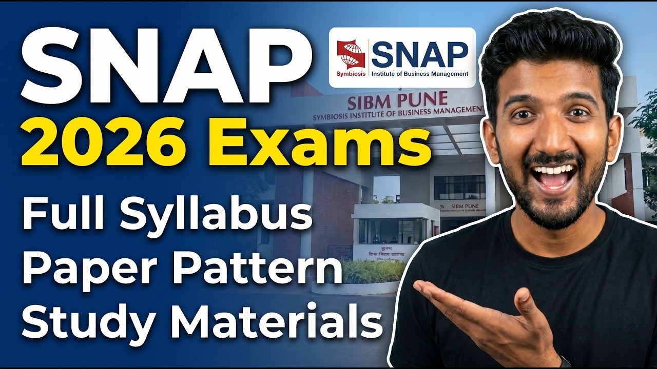 Don't Start SNAP 2026 Prep Without Watching This First !