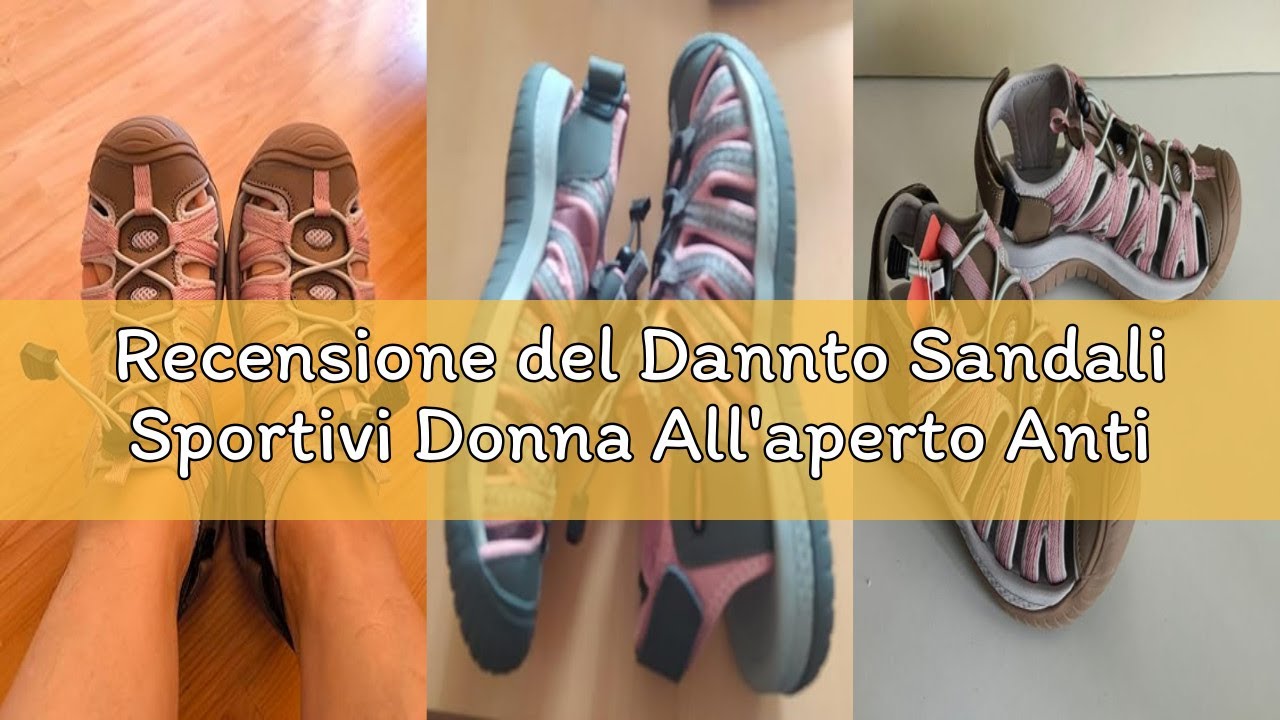 Recensione del Dannto Sandali Sportivi Donna All'aperto Antiscivolo Escursionismo Sandali da Trekkin